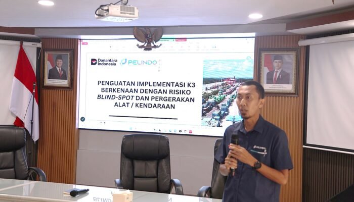 Tingkatkan Awreness K3, Pelindo Regional 3 Sosialisasikan Risiko Blind Spot dan Mobilisasi Kendaraan