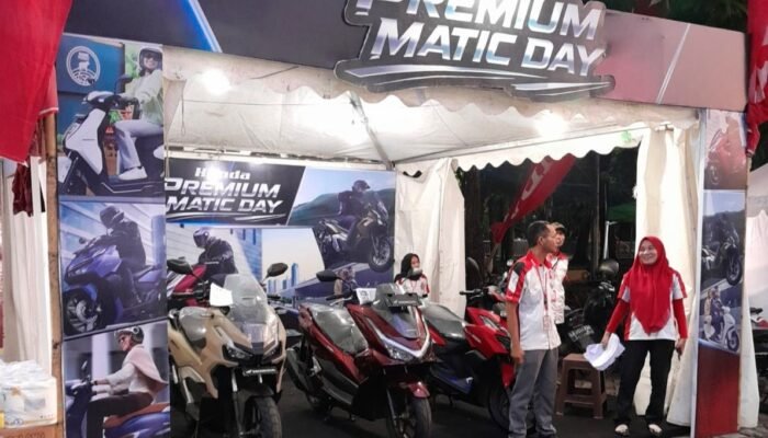 Keseruan Honda Premium Matic Day bersamaHonda Trio Motor