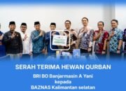 BRI BO Banjarmasin A. Yani dan BAZNAS Kalsel Perkuat Sinergi Sosial Lewat Penyerahan Hewan Kurban