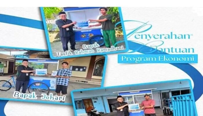 Dorong Kemandirian Ekonomi UMKM, UPZ Bank Kalsel Salurkan Bantuan Gerobak Usaha