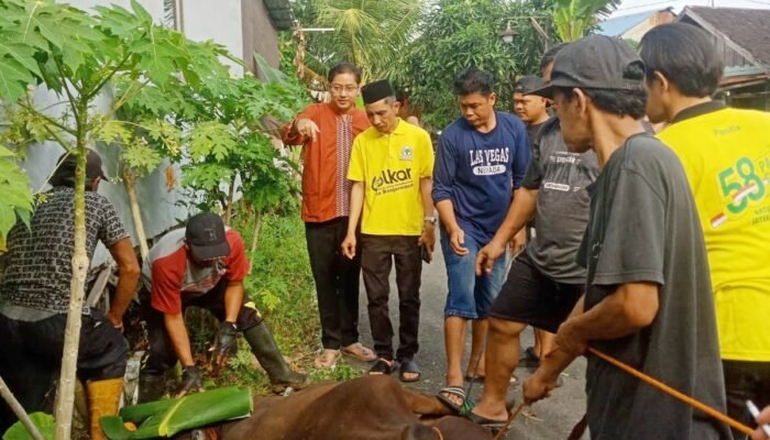 PK Golkar Banjarmasin Timur Salurkan Ratusan Paket Daging Kurban untuk Warga