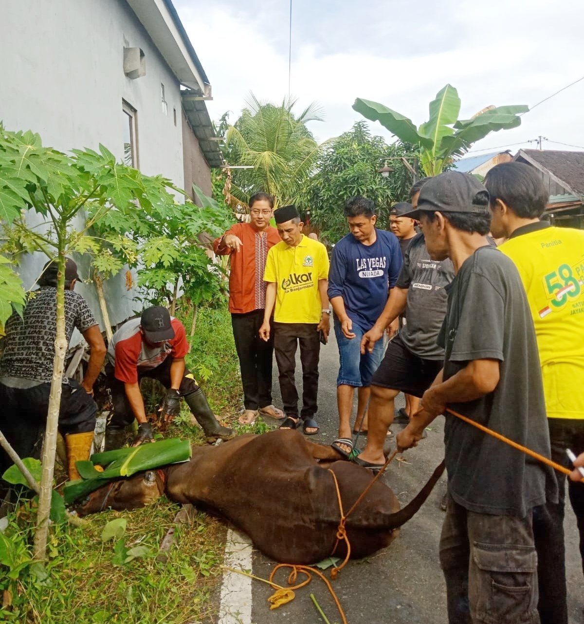 PK Golkar Banjarmasin Timur Salurkan Ratusan Paket Daging Kurban untuk Warga 1 IMG 20260529 165319