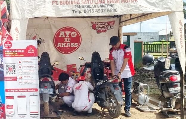 Honda Budiana Nataikerbau Bawa Layanan Servis Langsung ke SMKN 1 Pangkalan Banteng, Praktis dan Nyaman