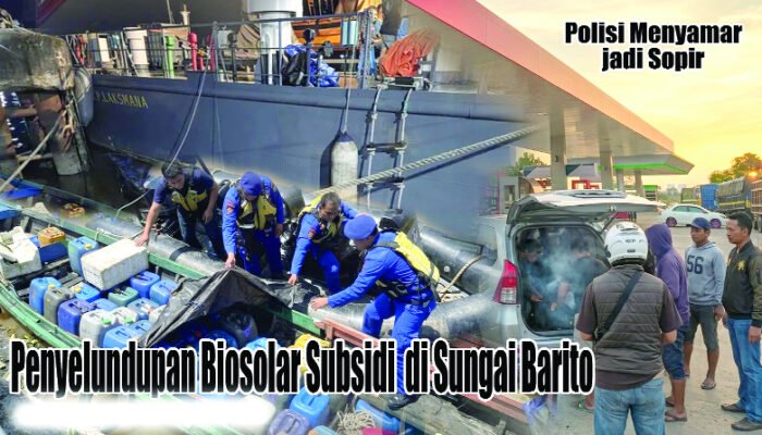 Penyelundupan Biosolar Subsidi di Sungai Barito