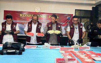 Dua Pelaku Jaringan Gembong Internasional Bawa 9,5 Kg ke Kalsel