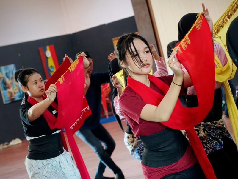 Taman Budaya Kalsel Lestarikan Tari Topeng Banjar 1 1 36 klm adv kontrak prov