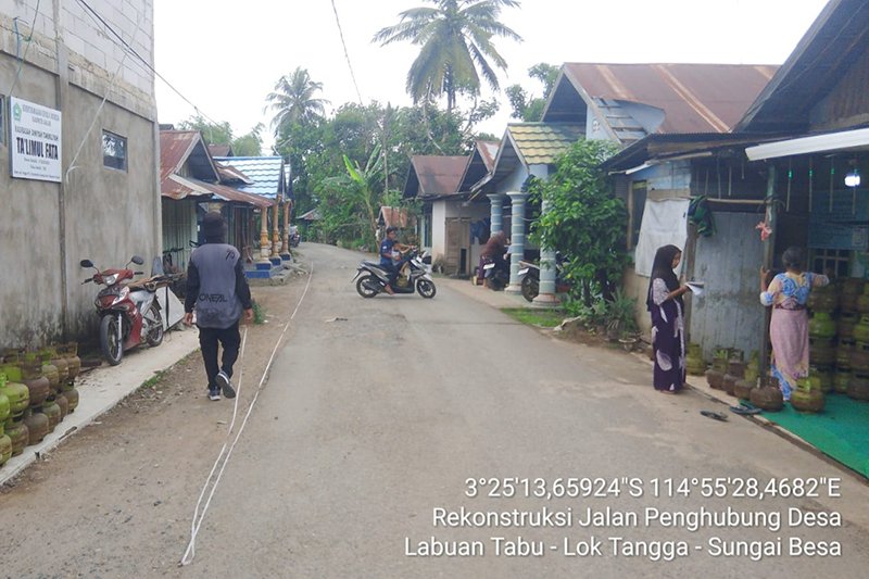Pemkab Banjar Bangun Jalan Penghubung Tiga Desa 1 4 MTP 1