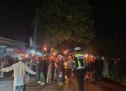 Peringatan Tahun Baru Islam 1448 H di Tanah Laut Diwarnai Pawai Obor
