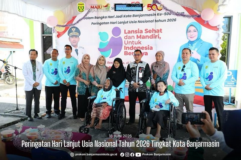 Peringati Hari Lansia Nasional, Pemko Banjarmasin Pastikan Ribuan Lansia Rutin Dapat Layanan Kesehatan 1 Hal 5 3 KLM KOntrak 1 Copy