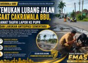 Camat Banjarbaru Utara Bergerak Cepat Tangani Lubang Jalan di Loktabat Utara