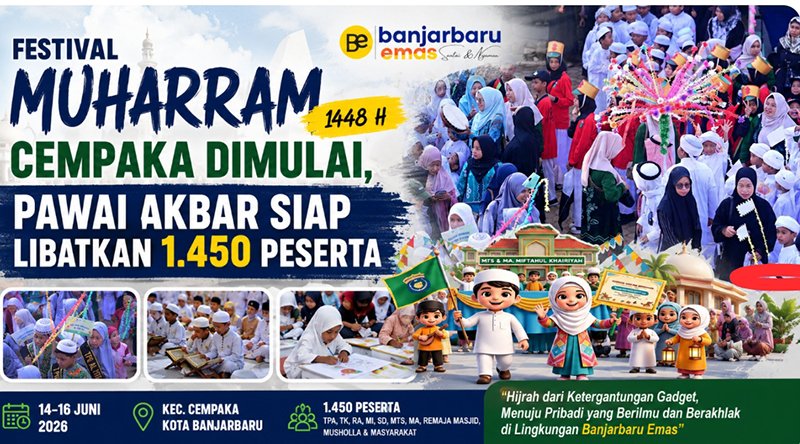 Festival Muharram Cempaka Diikuti 1.450 Peserta, Usung Tema Hijrah dari Ketergantungan Gadget 1 Hal 6 3 KLM BJB 2 8