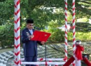 H Supian HK Bacakan Teks UUD 1945 pada Upacara Hari Lahir Pancasila di Kalsel