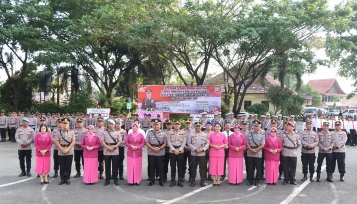 Kabag SDM, Kabag Log Polres Tanah Laut dan Kapolsek Pelaihari Resmi Berganti