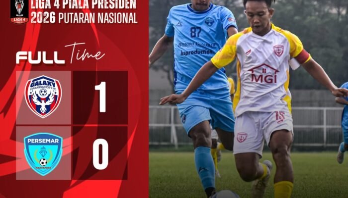Persemar Martapura Tersandung, Dikalahkan Makassar City 0-1 di 64 Besar Liga 4 Nasional