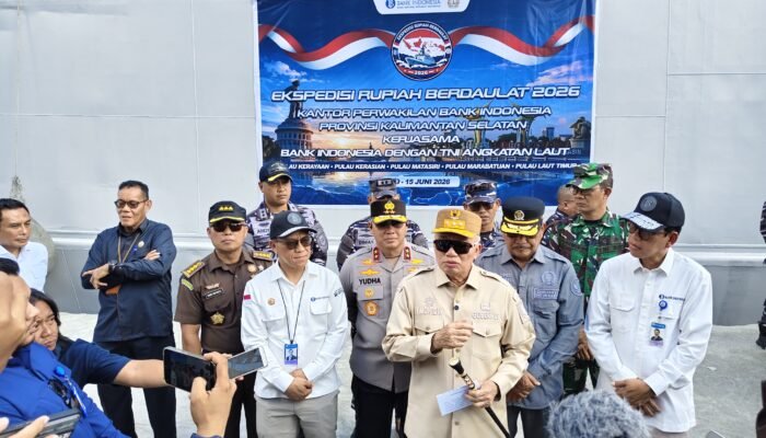 Dukung Ketersediaan Rupiah di Wilayah Kepulauan, Pemprov Kalsel Apresiasi Ekspedisi Rupiah Berdaulat 2026