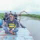 Ketua DPRD Kalsel H Supian HK Pantau Langsung Pengerukan Jalur Sungai Baru Danau Panggang