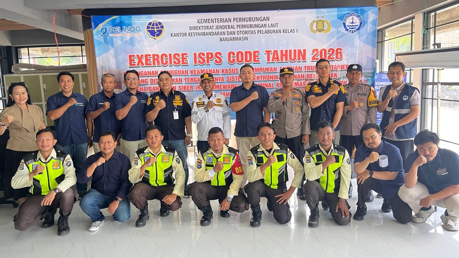 Antisipasi Ancaman Siber, TPK Banjarmasin dan Ditjen Hubla Gelar Exercise ISPS Code 2026 1 IMG 20260612 WA0063 1 scaled