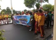 Meriahkan Hari Bhayangkara ke-80, Kapolda Pimpin Jalan Sehat Bareng Insan Pers