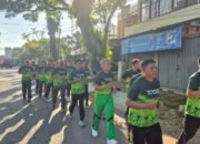 Semangat Jaga Kebugaran, Prajurit Kodim 1002/HST Laksanakan Lari Jalanan