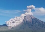 Gunung Semeru Erupsi, Awan Panas Guguran Meluncur Sejauh 4,5 Km