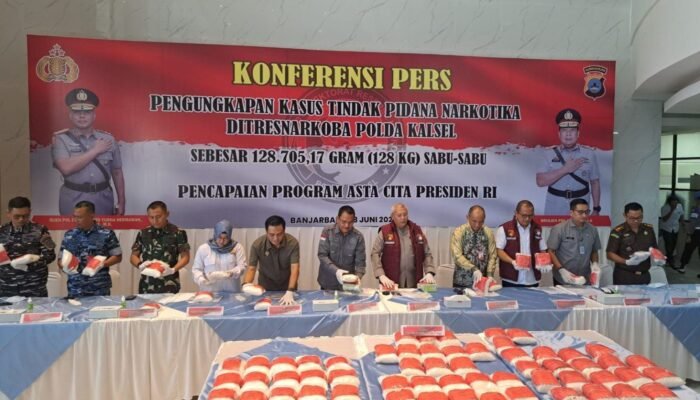 Gubernur H. Muhidin Apresiasi Pemberantasan Narkoba Polda Kalsel