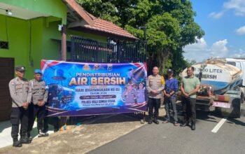 Hari Bhayangkara ke-80, Polres HSU Bantu Air Bersih Untuk Masyarakat 5 IMG 20260621 WA0032