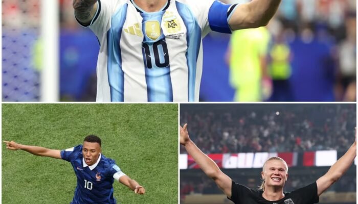 Messi Masih Memimpin, Mbappe dan Haaland Membayangi Perburuan Sepatu Emas