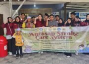 Mahasiswa FKIK ULM Edukasi Cegah Stroke ke Warga Desa Antasan