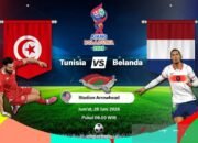 Belanda Unggul Segala-galanya atas Tunisia