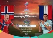 Norwegia Versus Prancis, Adu Ketajaman Haaland dan Mbappe