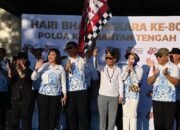 Gubernur Kalteng Lepas Peserta Fun Bike dan Jalan Sehat HUT Bhayangkara