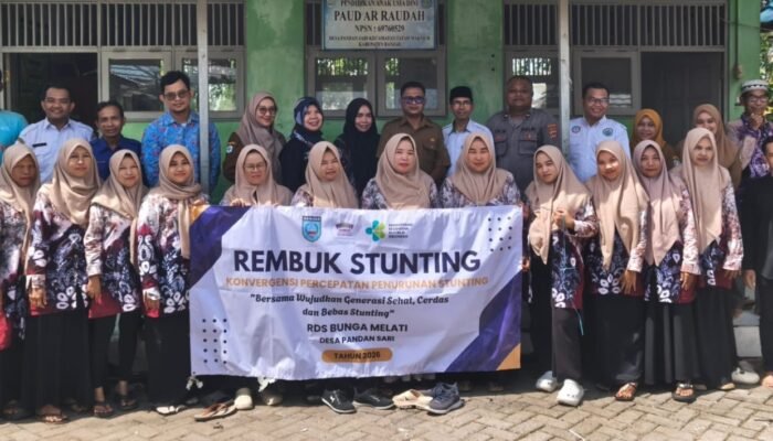 Desa Pandan Sari PerkuatSinergi Lewat Rembuk Stunting