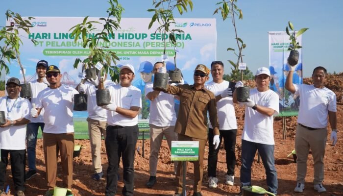 Tanam 2.500 Bibit Pohon, Pemko Banjarmasin Pulihkan Ekosistem TPA Basirih