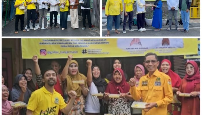 Peringati 10 Muharam, Golkar Banjarmasin Bagikan Bubur Asyura di Lima Kecamatan