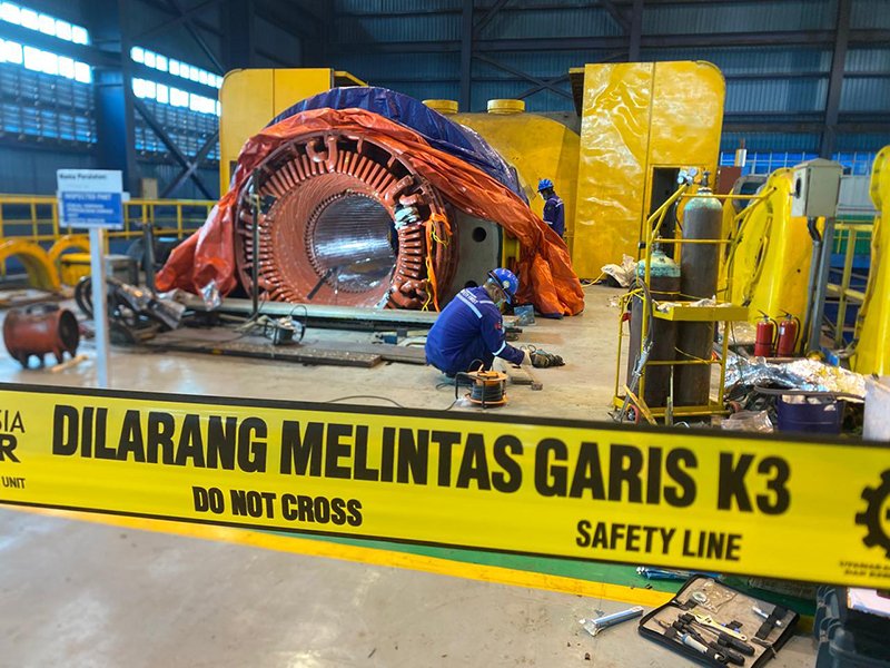 Kerusakan di Stator Generator, Stok Batu Bara Aman Dua Pekan ke Depan 1 1 2 klm 5 cm plnjer rusak se kalimantan sama