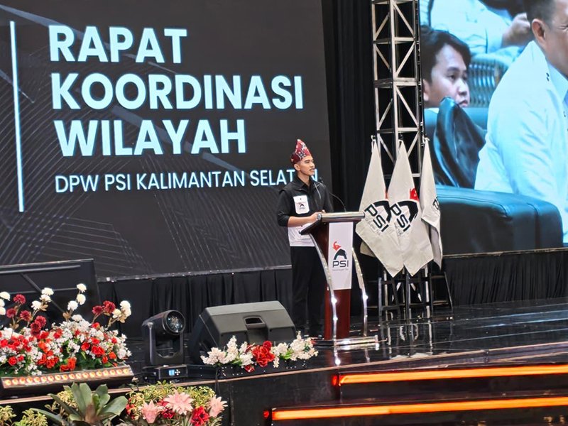 Kaesang Minta Kekuatan PSI Kalsel hingga Tingkat RT 1 1 2 klm 55 cm Rakorwil PSI