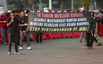 Warga Rantau Bakula Mengadu ke DPR RI dan Komnas HAM 4 1 2 klm aksi tambang