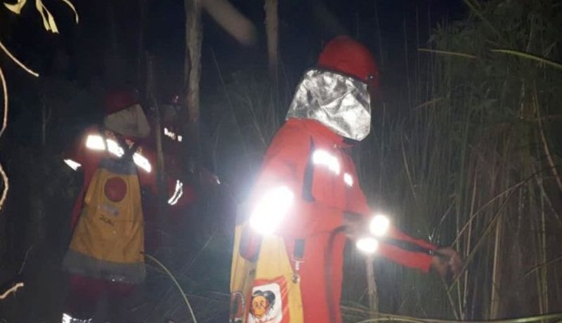 Tim Kemenhut Padamkan Karhutla 1 1 2 klm karhutla tala
