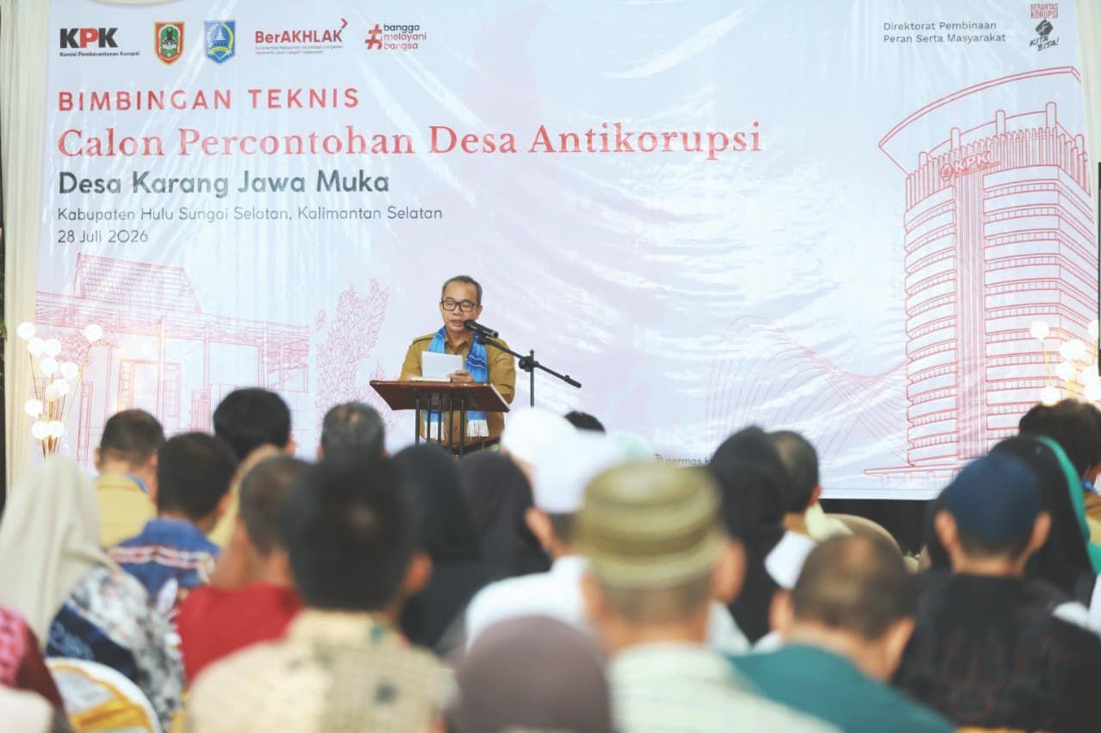 Percontohan Desa Anti Korupsi di HSS 1 1 35 klm Kontrak Pemprov 29 Gubernur apresiasi bangga percontohan desa anti korupsi