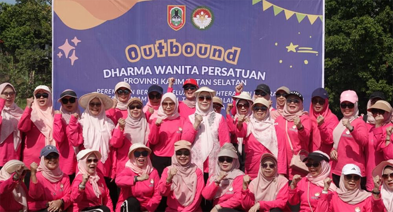 Outbound di Kampung Putra Bulu 1 1 4 2222klm Kontrak Pemprov 2 DWP kabupaten dan kota se Kalsel