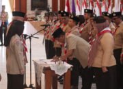 Bupati HSS Dilantik Sebagai Ketua Mabicab Gerakan Pramuka 
