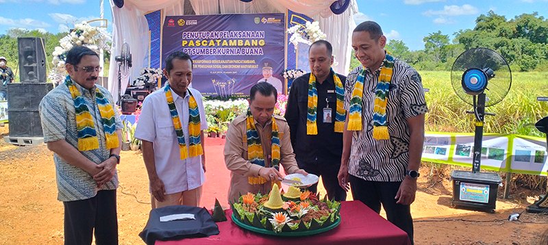 Bupati Tutup Pelaksanaan Pasca Tambang PT Sumber Kurnia Buana 1 Hal 12 Tapin 35 klm 2