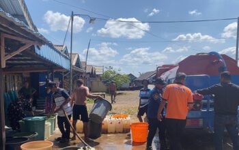 10.000 Liter Air Bersih Untuk Warga Benua Anyar 5 Hal 4 4 KLM KBJ Martapura Air Besih