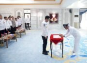 Lantik Pambakal PAW, Bupati Tekankan Pentingnya Kolaborasi