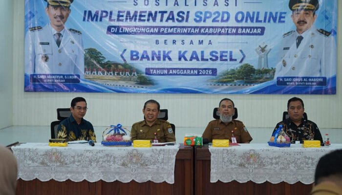 Banjar Percepat Digitalisasi Transaksi Lewat SP2D Online