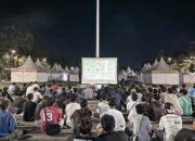 Nobar Piala Dunia 2026 di Murdjani Dongkrak Omzet UMKM, Warga Banjarbaru Padati Lapangan
