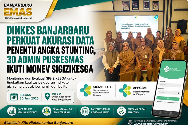 Dinkes Banjarbaru Perkuat Akurasi Data Gizi untuk Percepatan Penurunan Stunting 1 Hal 6 3 KLM BJB 2