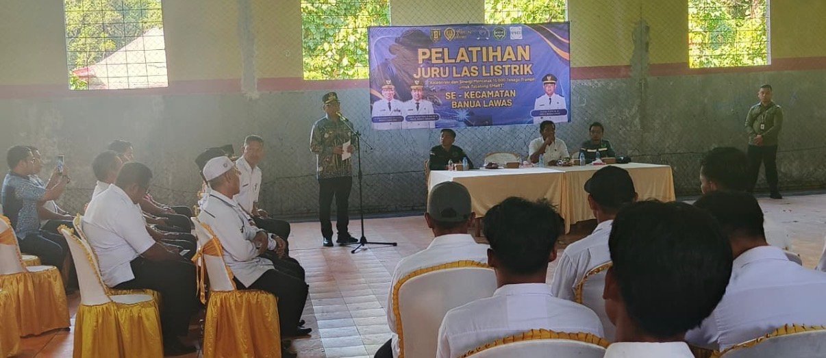 Dorong 15.000 Tenaga Terampil Bupati Buka Pelatihan Juru Las Listrik Se-Kecamatan Banua Lawas 1 Hal 8 Tabalong Adv 35 klm