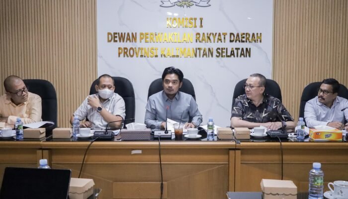 Komisi I DPRD Kalsel Dorong Percepatan SPBE dan Optimalisasi Kinerja KPID-KI