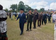 Gubernur Kalteng Berbaur Ikuti Tarian Manasai di Acara HUT Bhayangkara ke-80